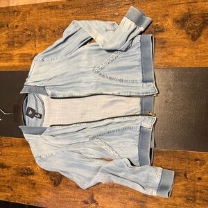 GAP Vintage Light Blue Bomber Jacket